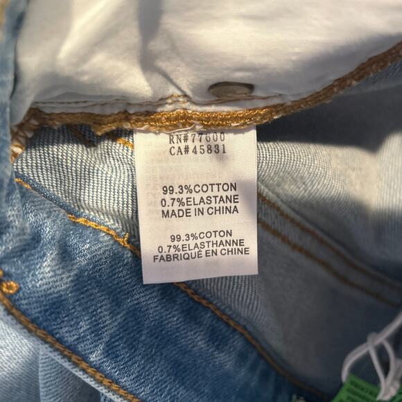 NWT SR vs Sandrine Rose Light Wash Flare Jeans Women's Size 24 - Picture 6 of 8